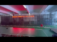 exhibición llevada transparente al aire libre