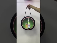 Interior Exterior de forma redonda de círculo LED pantalla de mantenimiento de servicio frontal de color completo