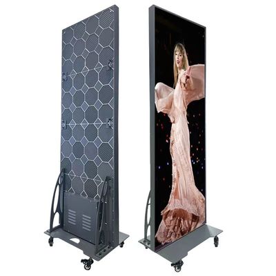 56KG P1,53 a P2,5 Indoor Poster LED Display IP31 -20~60°C Tiempo de vida largo 100000H
