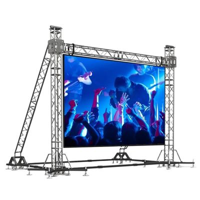 Display LED de alquiler de exterior ligero y delgado 1R1G1B1W