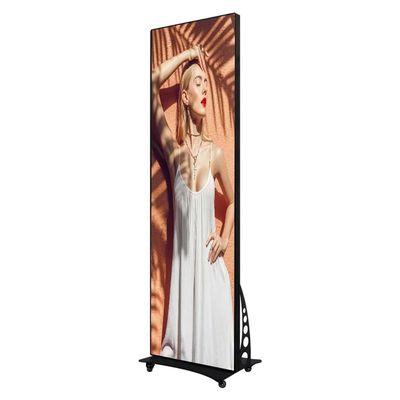 1920-3840HZ Pantalla de visualización LED de póster IP31 para interiores con brillo ajustable