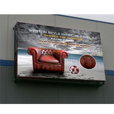 40000 puntos/m2 Panel de visualización LED exterior 3 en 1 1R1G1B píxeles para publicidad