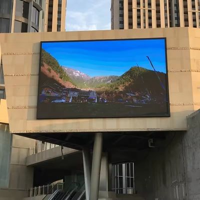 10000Dots/M2 Exhibición de paneles LED al aire libre, Display LED comercial a todo color OEM