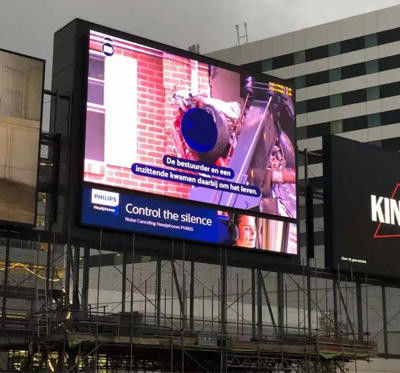 Panes de pantalla LED de color para exteriores, pantalla LED de protección IP65 para publicidad