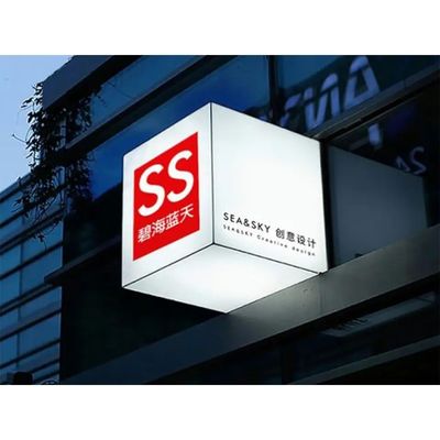 Display LED de color completo 1R1G1B HD Magic Cube con gabinete de hierro con clasificación IP31