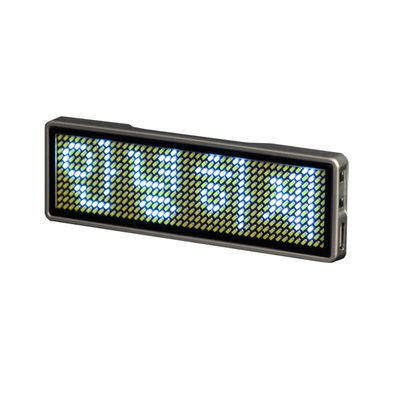 93*30*6mm Creative LED Display Nombre de la insignia, desplazamiento de la placa de nombre LED inalámbrico