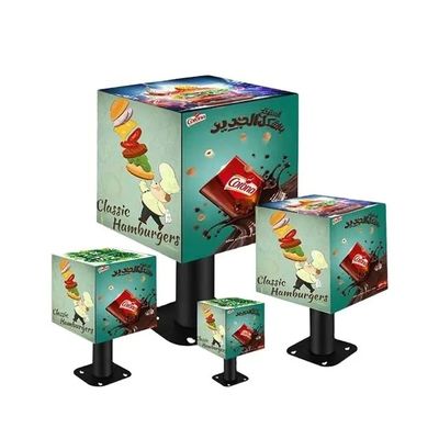Tamaño personalizable P2.5 Interior Cubo pantalla de LED para la publicidad de la tienda