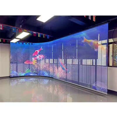 P3.9-7.8 Pantalla LED transparente de interior de color completo con un alto brillo
